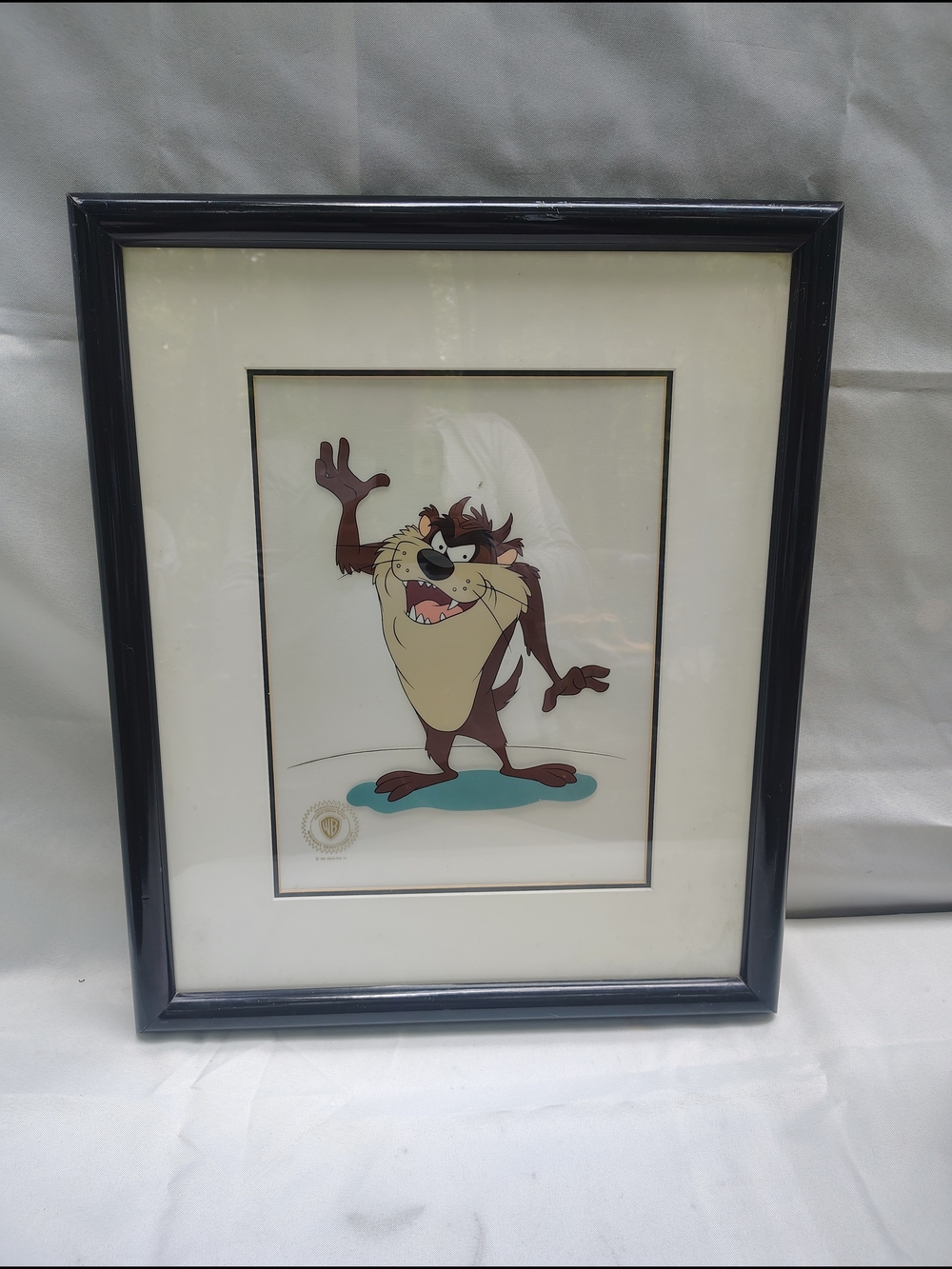 Warner Bros. Taz Framed Cel - Brown, Cream, Black, Teal